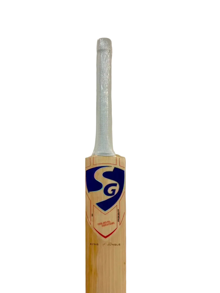SG King Jungle KOJ 3 English Willow Cricket Bat Size SH @ Face View