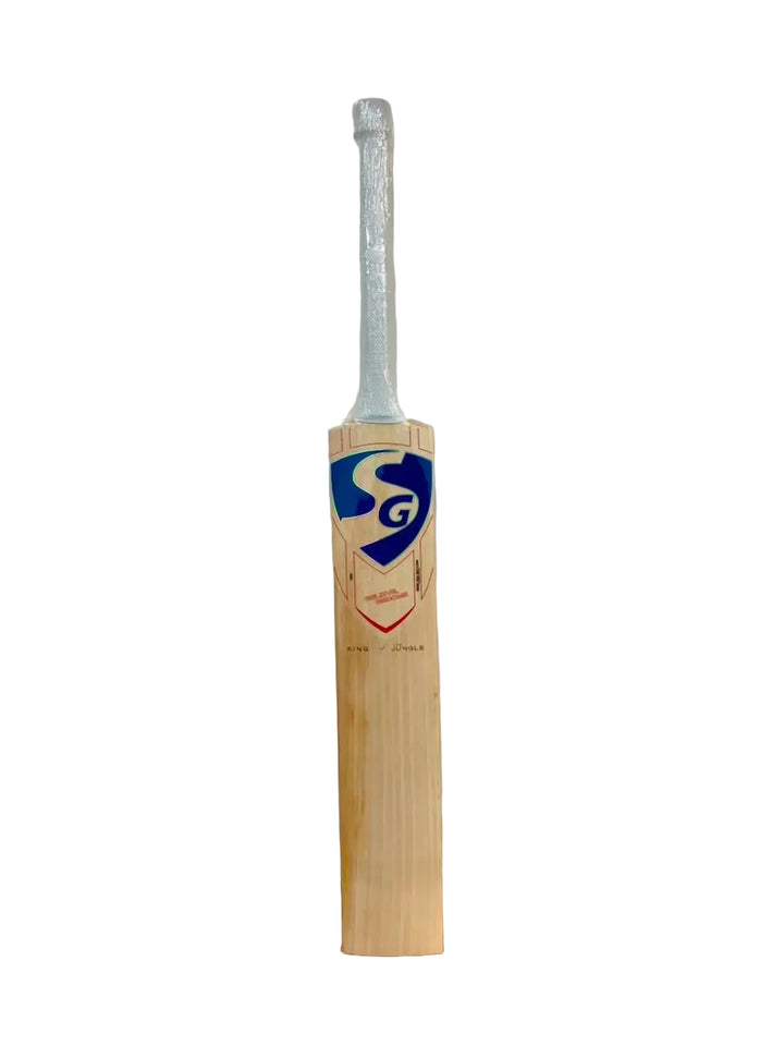 SG King Jungle KOJ 3 English Willow Cricket Bat Size SH @ Front View