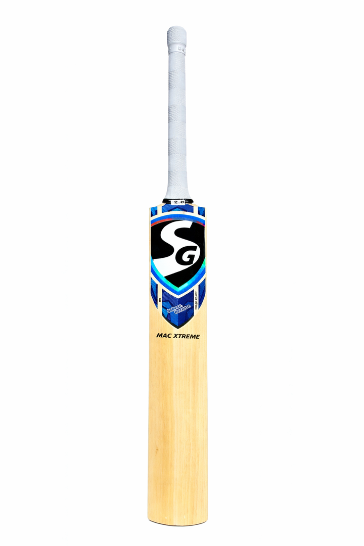 SG Mac Xtreme English Willow Cricket Bat Size SH@front view