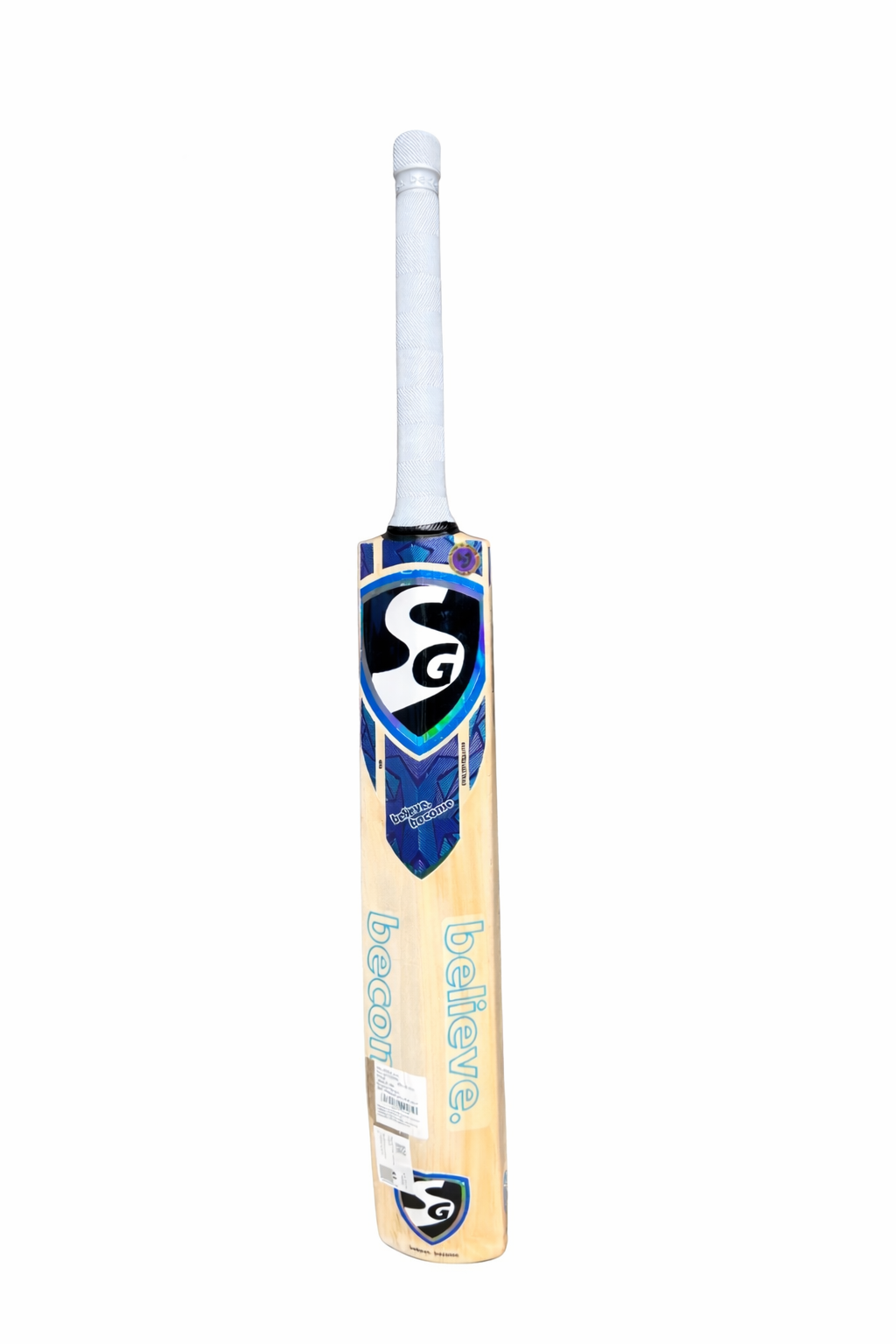 SG Mac Xtreme English Willow Cricket Bat Size SH@front view3