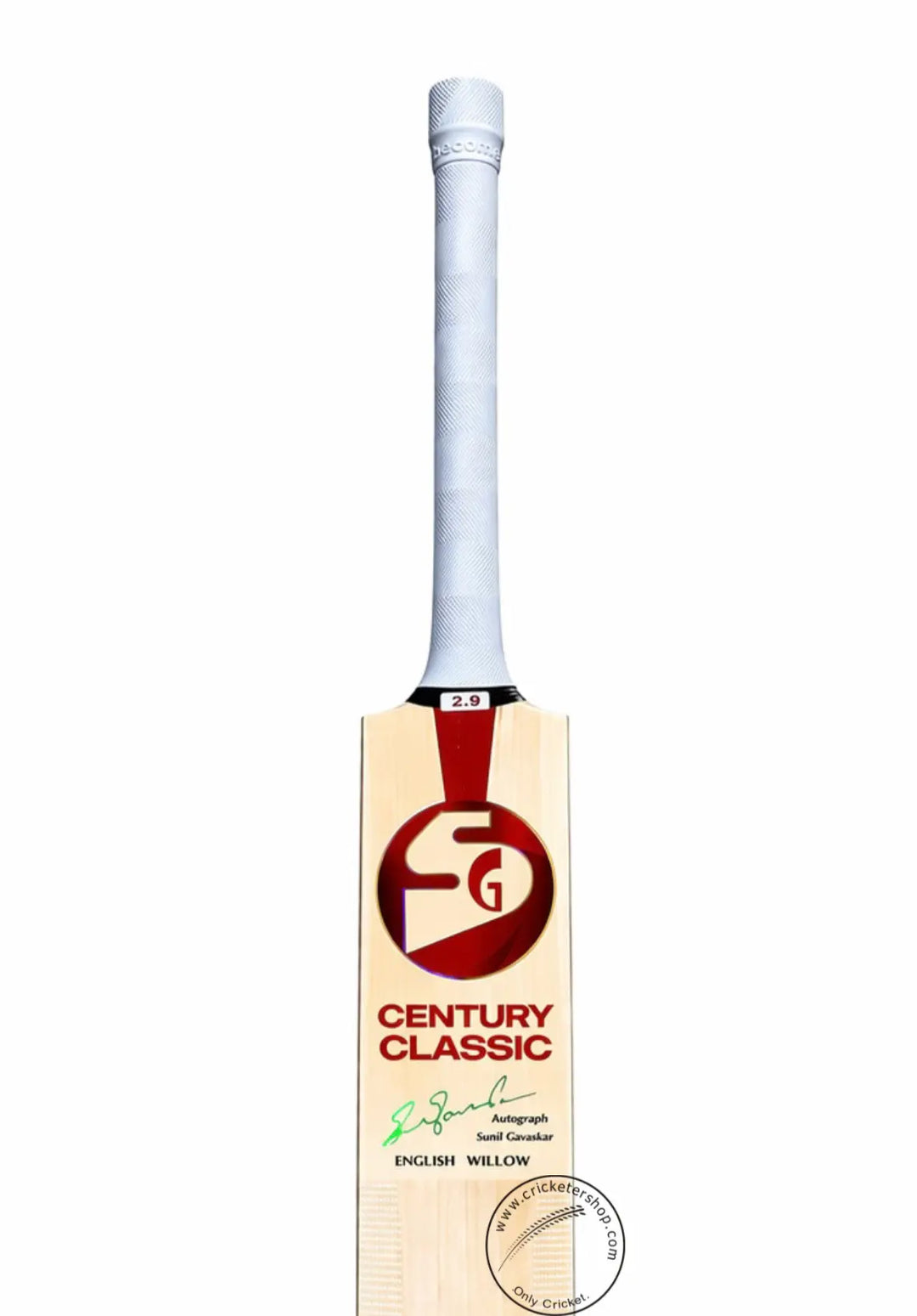 SG Maxstar Classic English Willow Cricket Bat Size @ Front View1