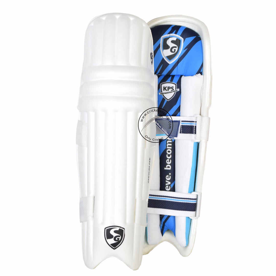 SG Megalite Cricket Batting Leg Guard Pads Size @ Composite View