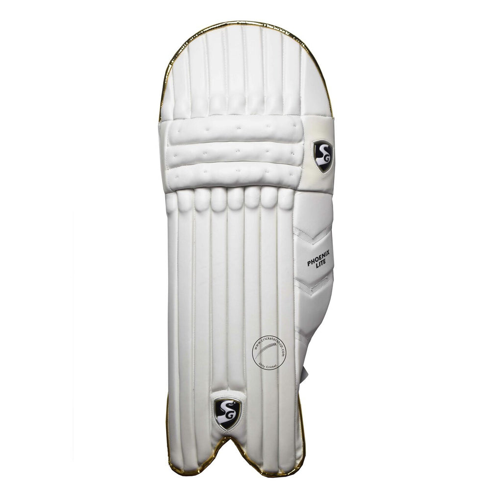 SG Phoenix Cricket Batting Leg Guard Pads Mens Size @ Front View