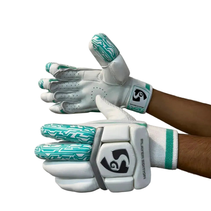 SG Players Edition Cricket Batting Gloves Mens Size@front view