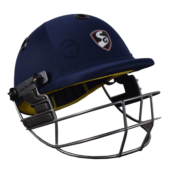 SG Premium Kashmir Willow Cricket Kit Size 5 @ Helmet View