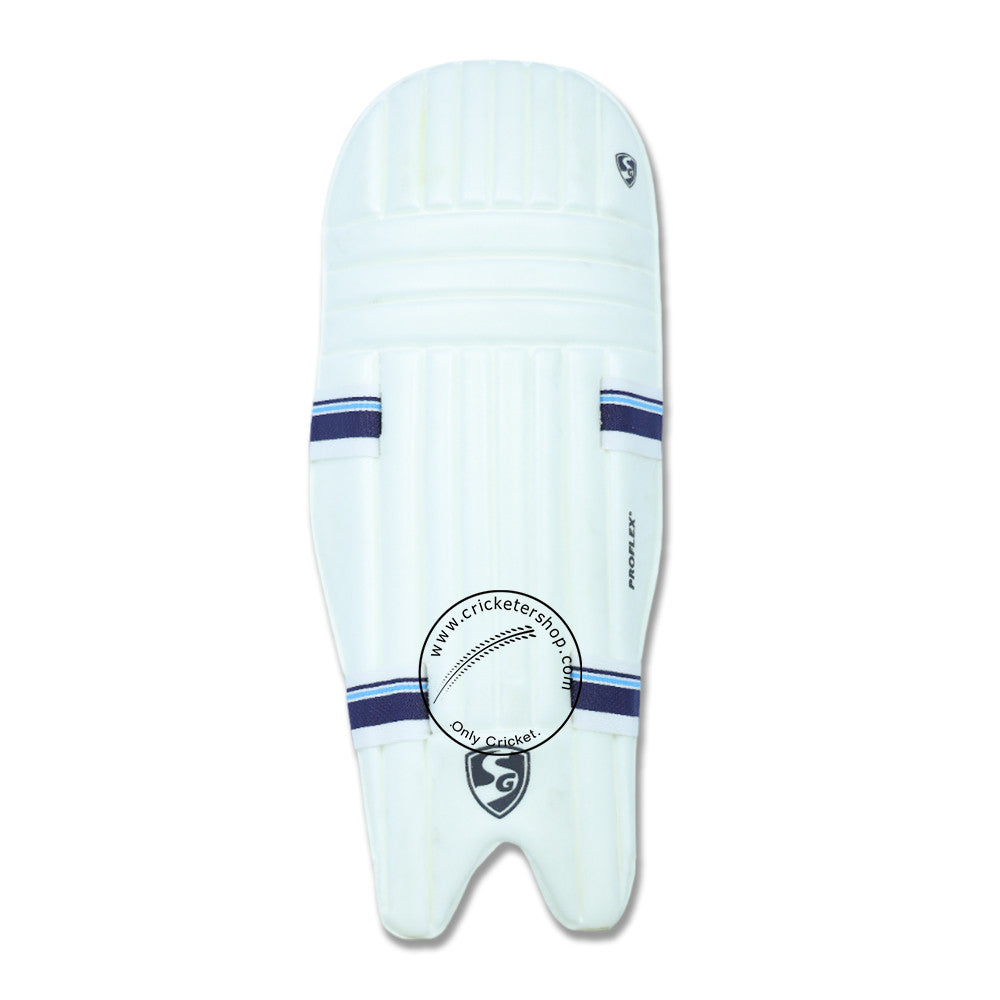 SG Proflex Cricket Batting Leg Guard Pads Size @ Front View