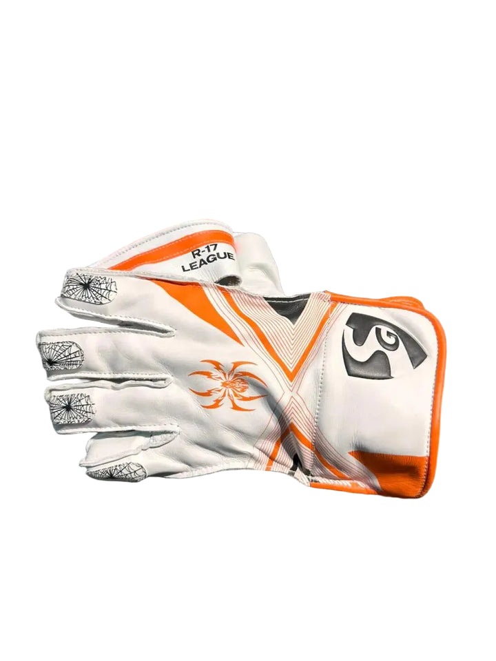 SG RP 17 League Wicket Keeping Gloves Size Adult@front view2