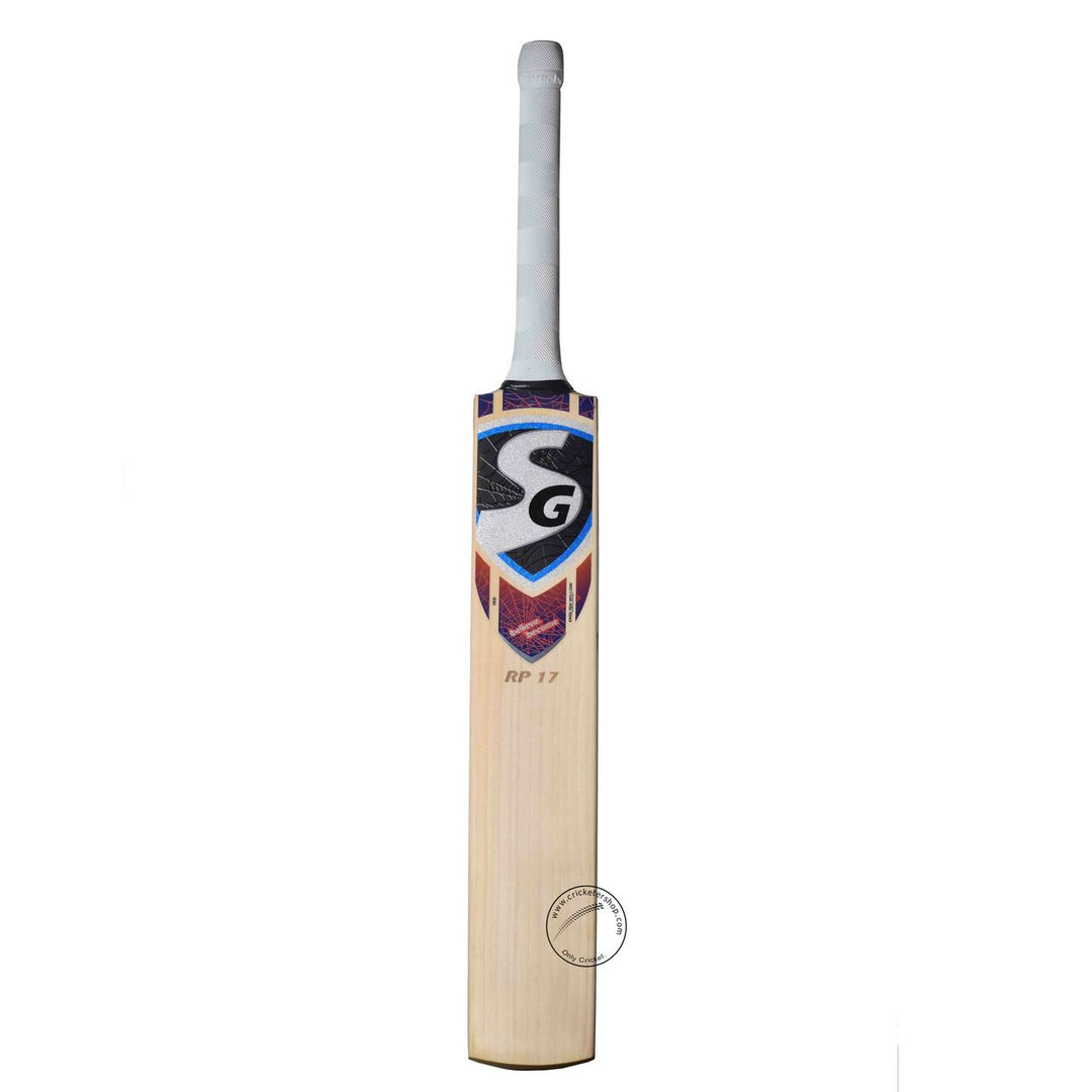 SG RP 17 Rishabh Pant English Willow Cricket Bat Size SH @ Front View