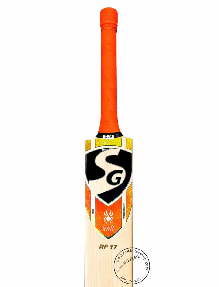 SG RP 17 Rishabh Pant English Willow Cricket Bat Size SH@front view2