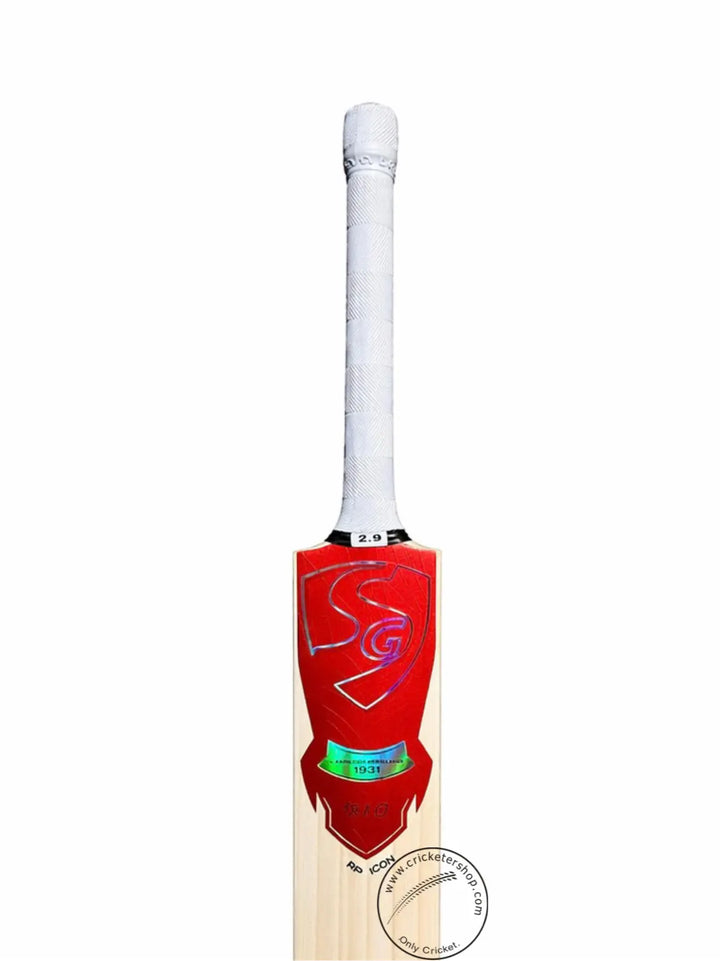 SG RP Icon English Willow Cricket Bat Size SH@front view6