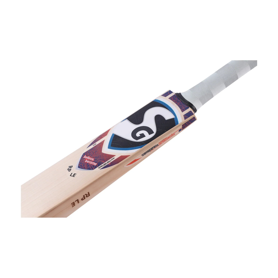 SG RP LE English Willow Cricket Bat @ Front Side View