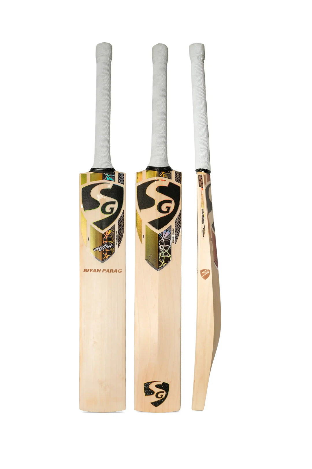 SG Riyan Parag English Willow Cricket Bat Size SH @ Composite View