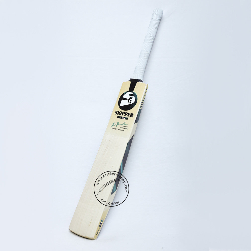 SG Skipper Icon English Willow Cricket Bat Size SH @ Front View