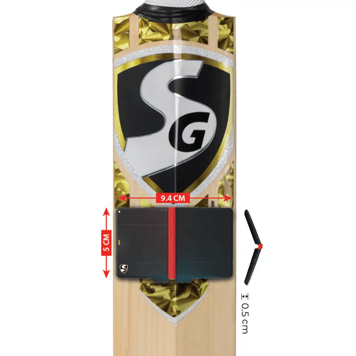SG Str8 Bat Cricket Sensor @ Back View 