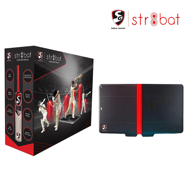 SG Str8 Bat Cricket Sensor @ Front View