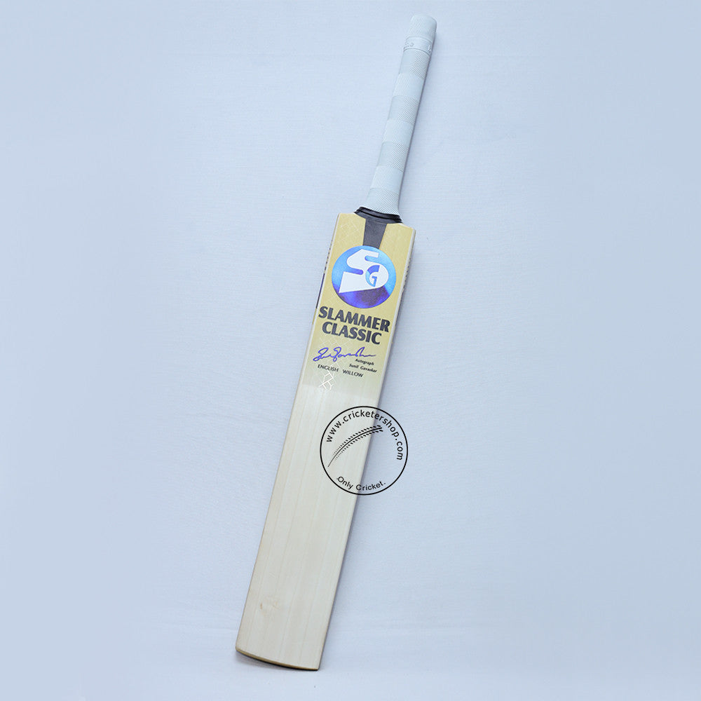 SG Slammer Classic English Willow Cricket Bat Size-@Front View