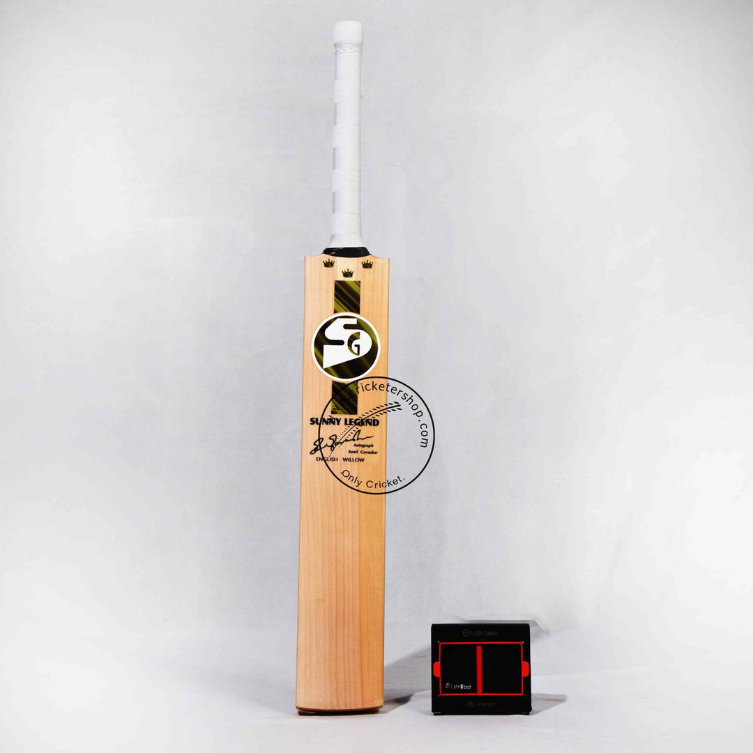 SG Sunny Legend English Willow Cricket Bat @ Front View