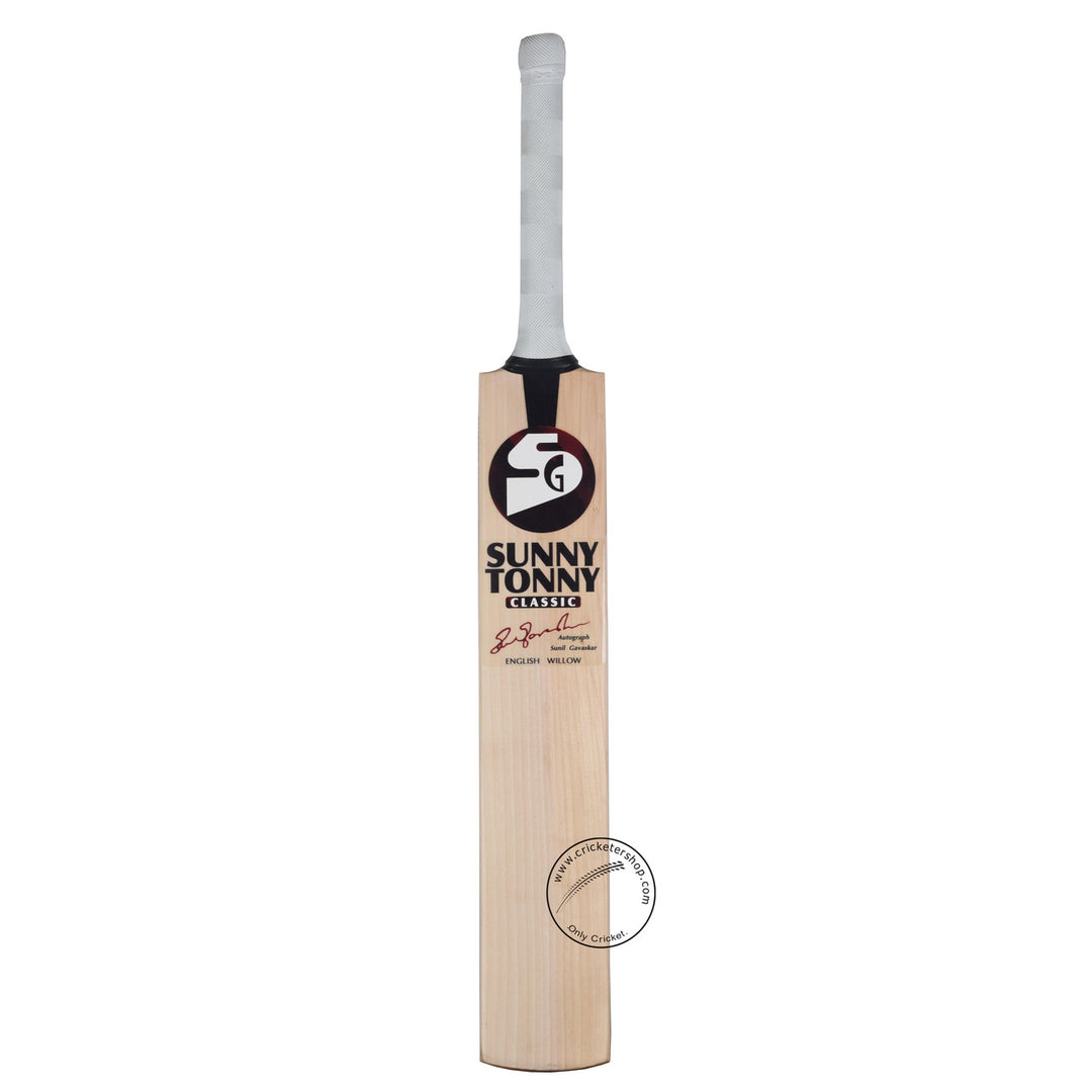 SG Sunny Tonny Classic English Willow Cricket Bat Size Harrow @ Front View