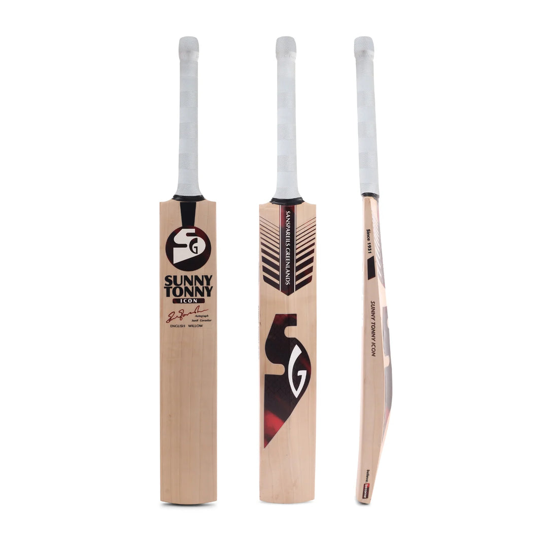 SG Sunny Tonny Icon English Willow Cricket Bat Size SH @ Composite View