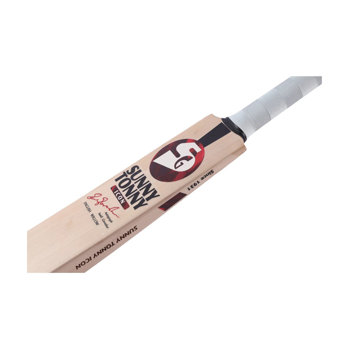 SG Sunny Tonny Icon English Willow Cricket Bat Size SH @ Face View