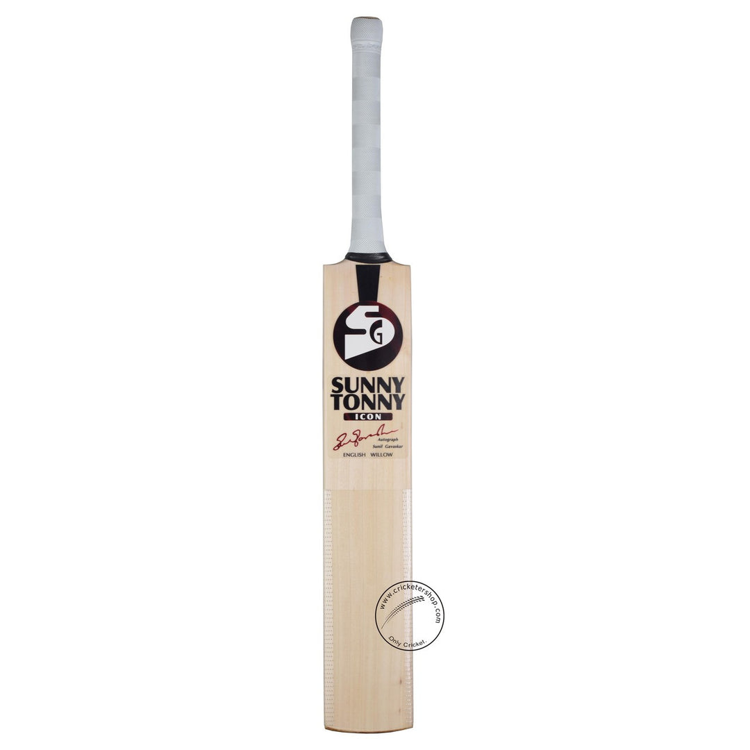 SG Sunny Tonny Icon English Willow Cricket Bat Size SH @ Front View