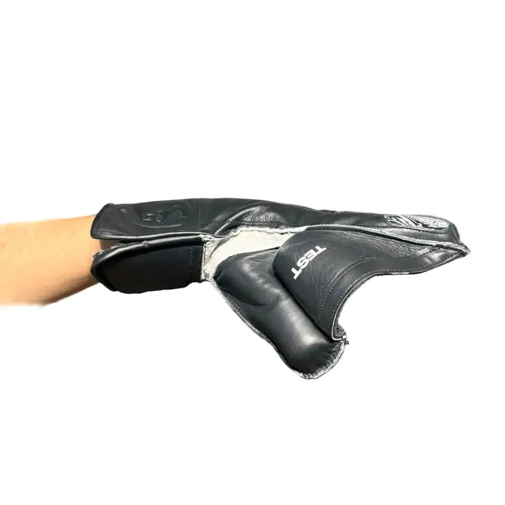 SG Test Black Wicket Keeping Gloves @ Side View