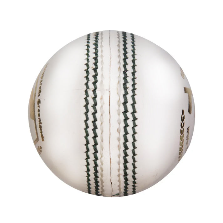 SG Test Cricket Ball White@Seam