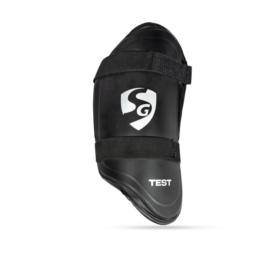 SG Test Cricket Batting Combo Thigh Guard Pad Black Men Size@front view 3
