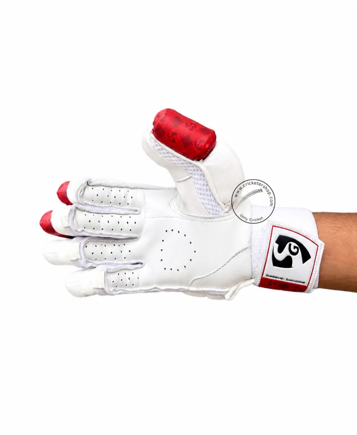SG Test Cricket Batting Gloves @ Right Front View