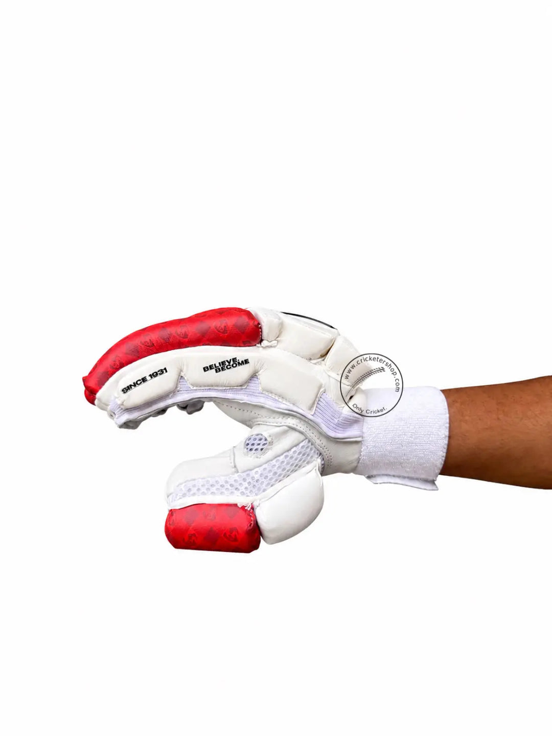 SG Test Cricket Batting Gloves @ Side View
