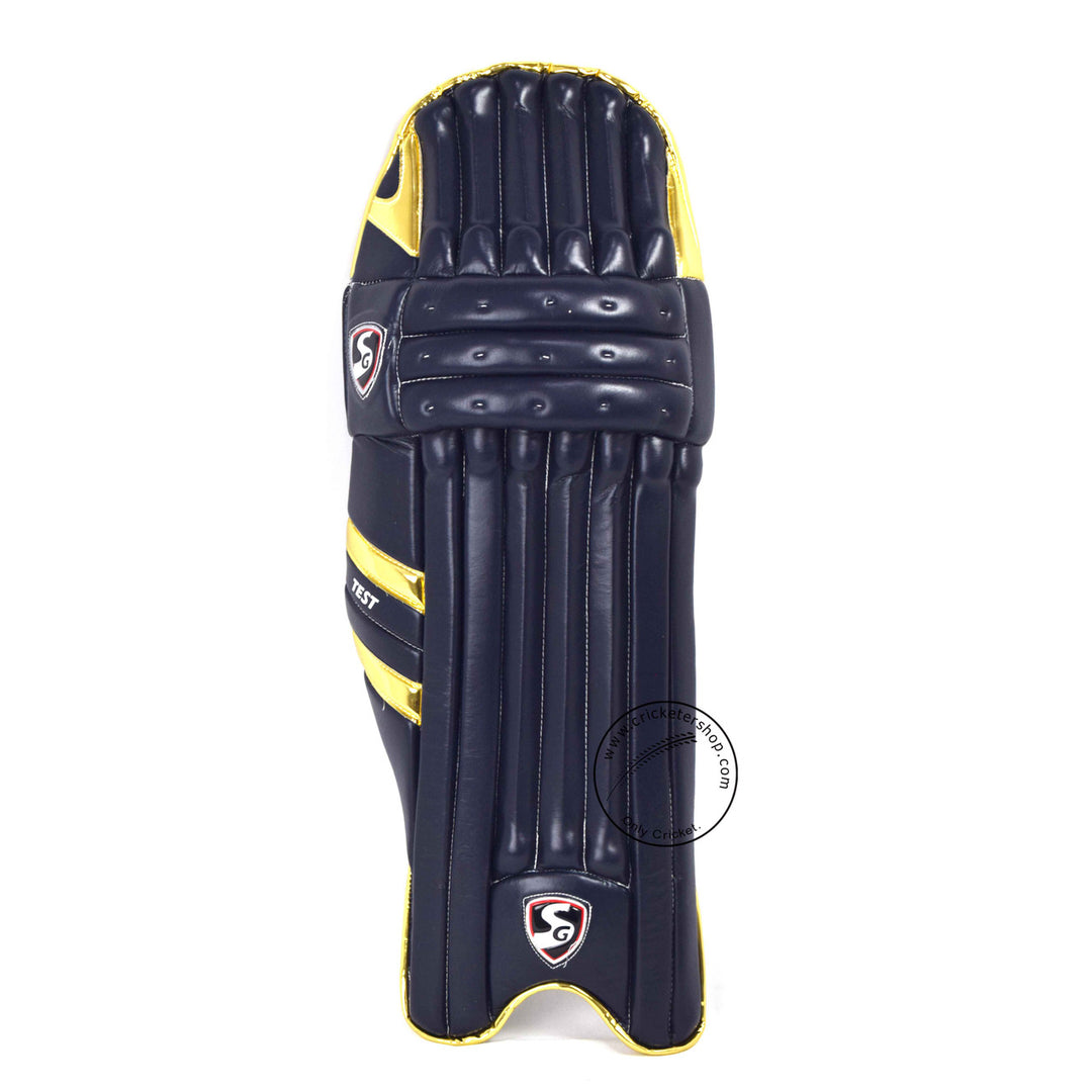 SG Test GT Cricket Batting Leg Guard Pads Mens @ Front View