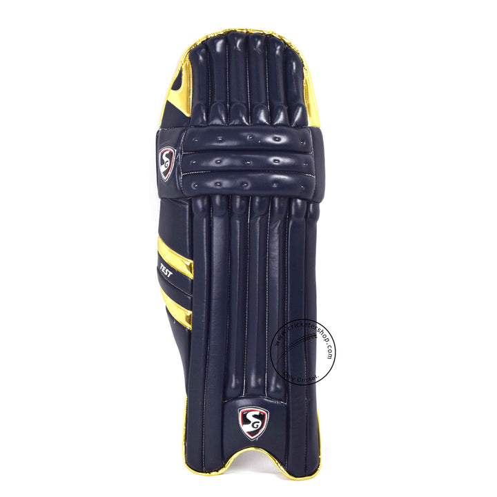 SG Test GT Cricket Batting Leg Guard Pads Mens @ Front View