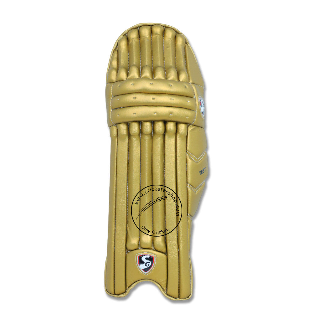 SG Test Kings XI Cricket Batting Leg Guard Pads Mens @ Front View