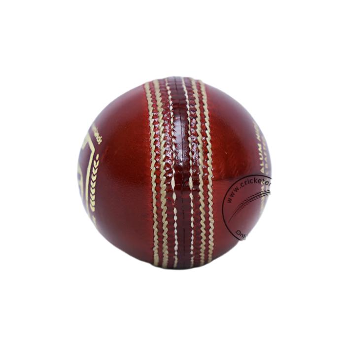 SG Test LE Cricket Ball colour Red @ Side View