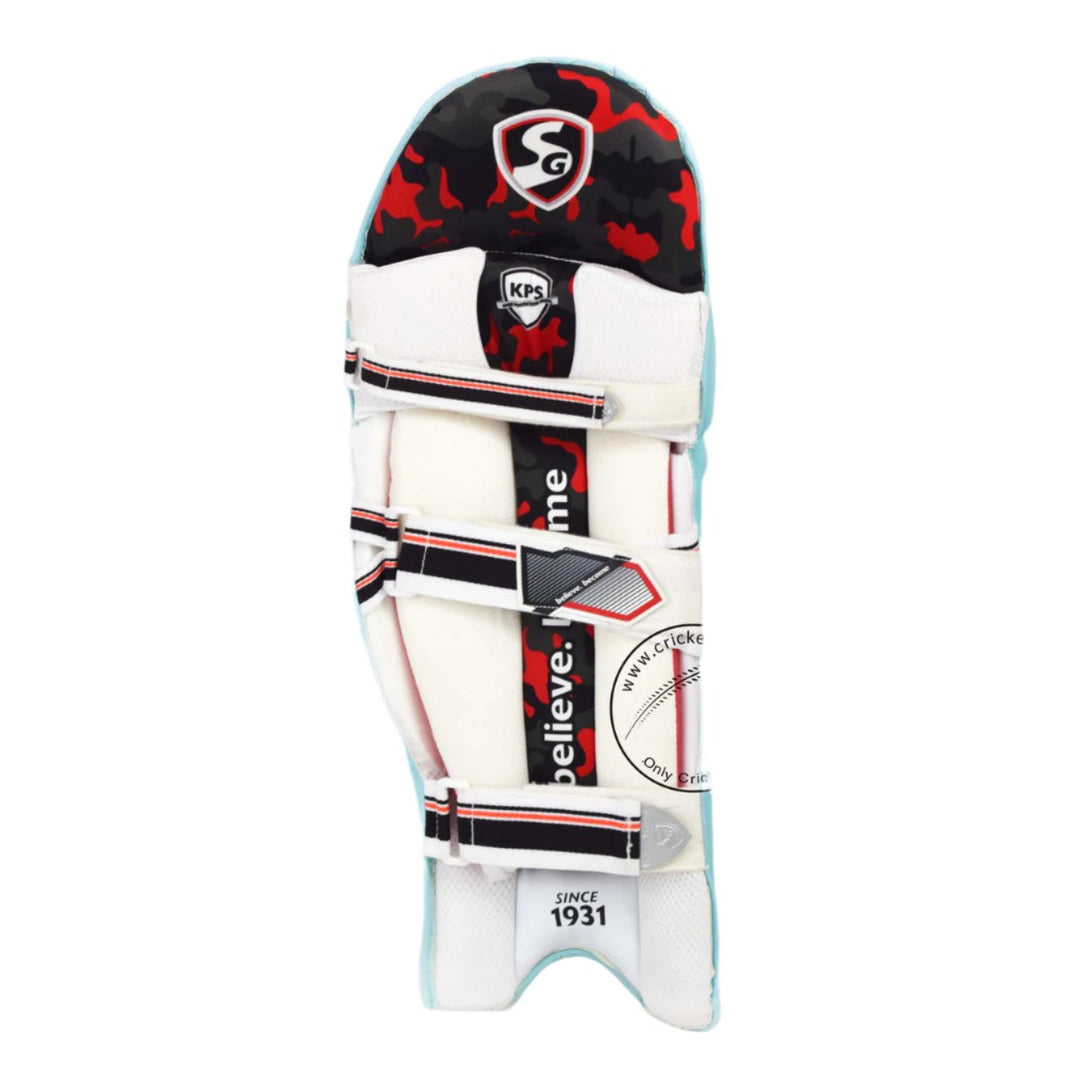 SG Test LSG Cricket Batting Leg Guard Pads Mens @ Back View