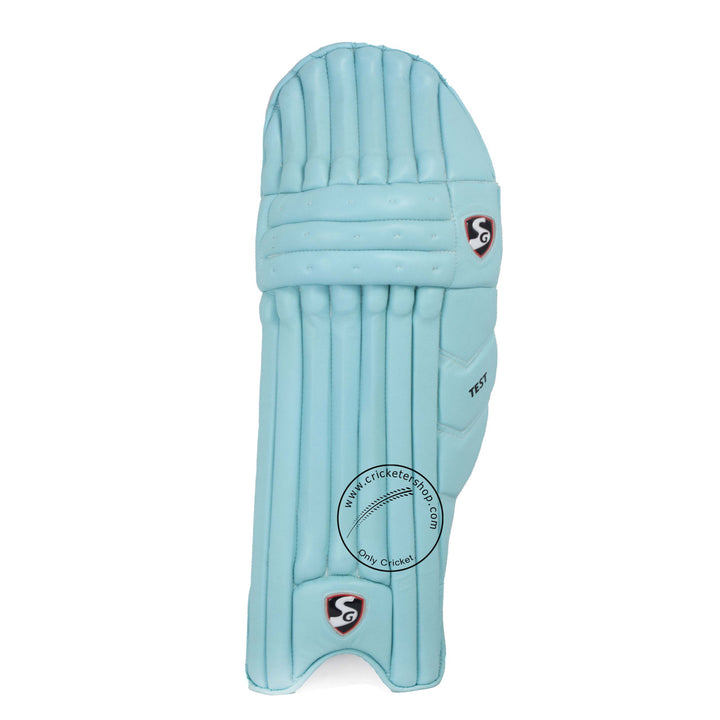 SG Test LSG Cricket Batting Leg Guard Pads Mens @ Front View