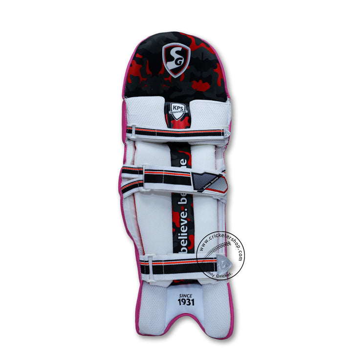 SG Test RR Cricket Batting Leg Guard Pads Mens Size @ Back View