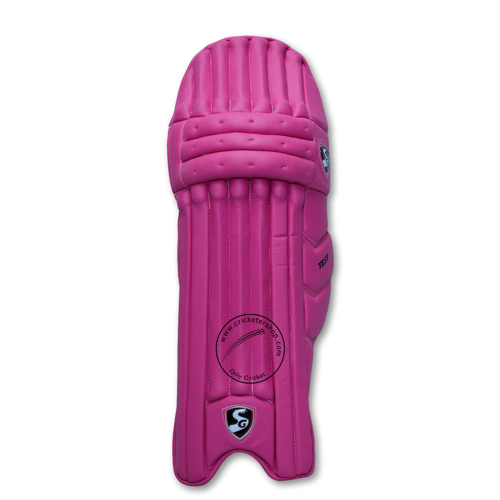 SG Test RR Cricket Batting Leg Guard Pads Mens Size @ Front View