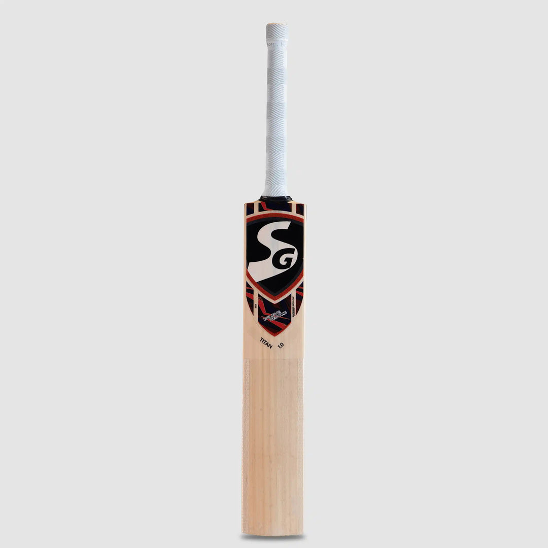 SG Titan 1.0 Kashmir Willow Cricket Bat Size SH @ Front View