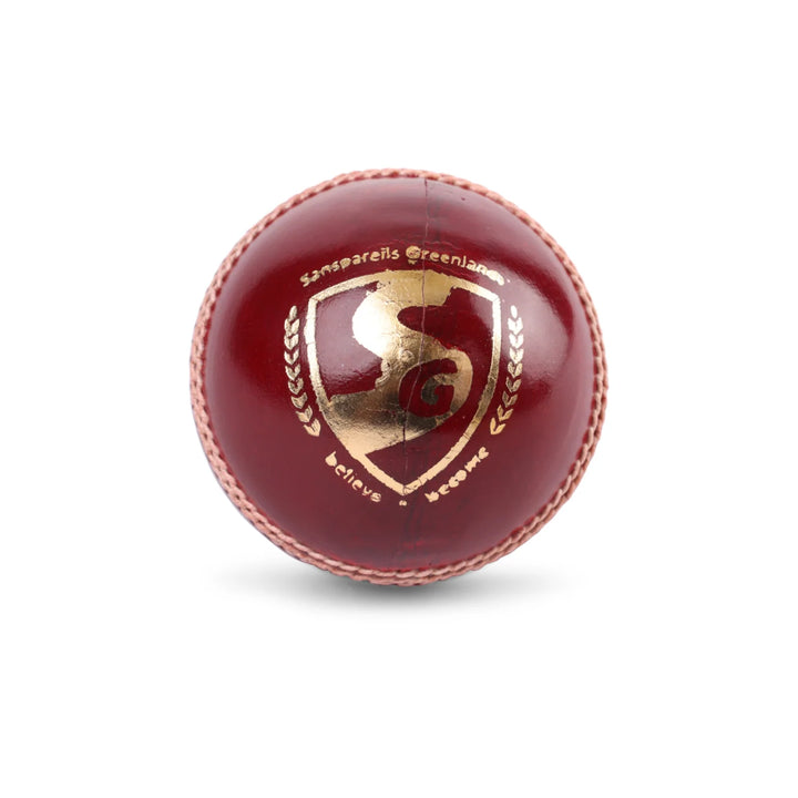 SG Tournament Cricket Ball Red @ Side View 2