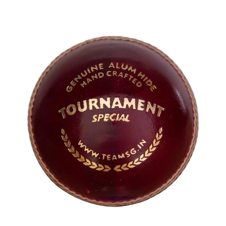 SG Tournament Special Cricket Ball (Red)@back