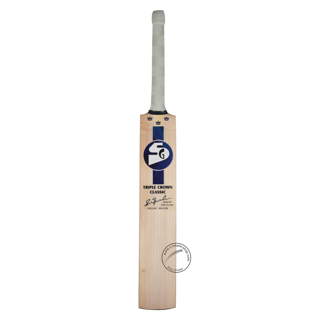 SG Triple Crown Classic English Willow Cricket Bat Size Harrow @ Front View