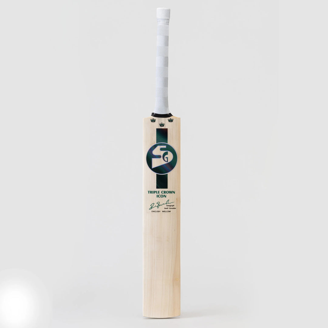 SG Triple Crown Icon English Willow Cricket Bat Size SH@front view5