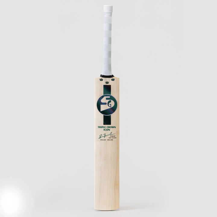 SG Triple Crown Icon English Willow Cricket Bat Size SH@front view5