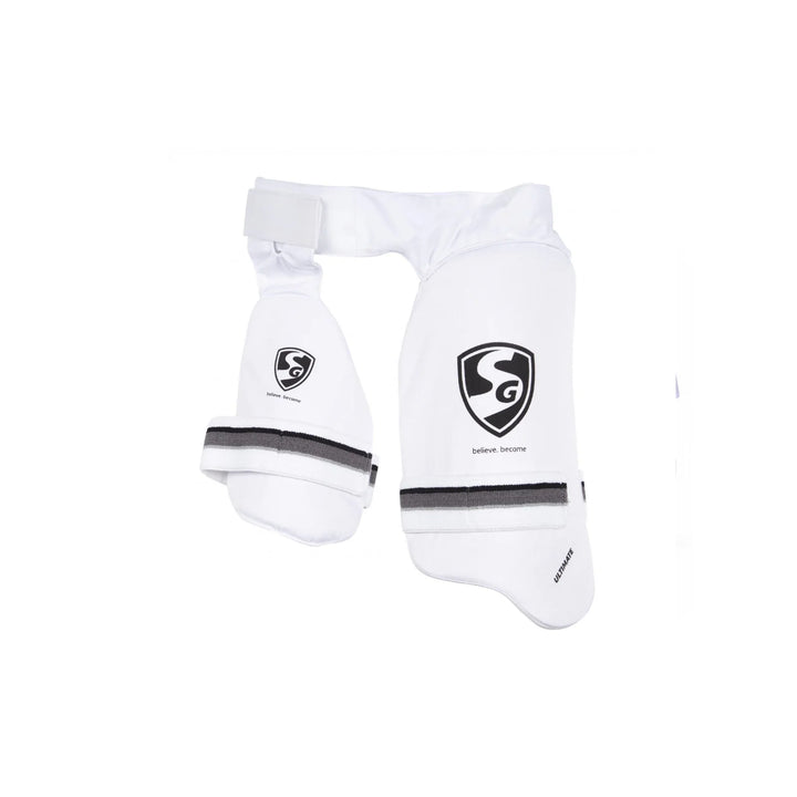 SG Ultimate Cricket Batting Combo Thigh Guard Pad @ Front View