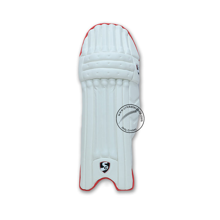 SG Test Cricket Batting Leg Guard Pads Right and Left Handed @ Front  View