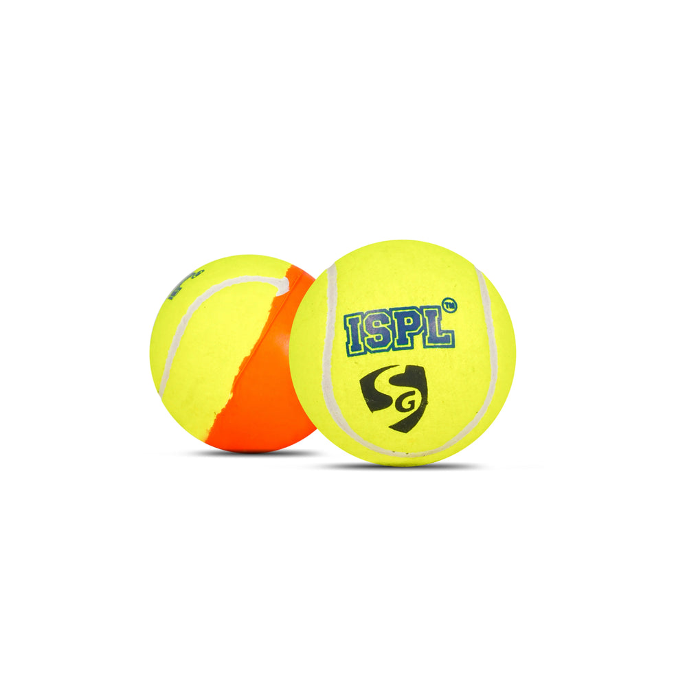 SG X ISPL Swing Cricket Ball @ Side View 