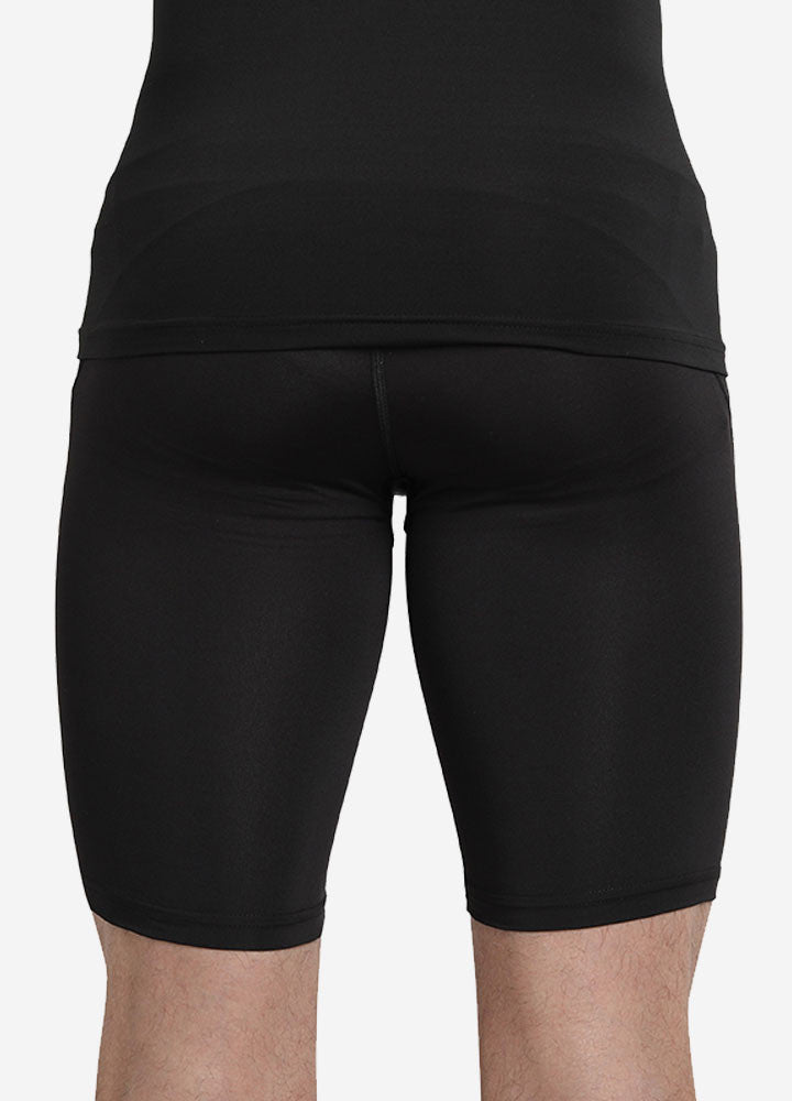 Shrey Intense Compression Shorts Colour Black @ Back View