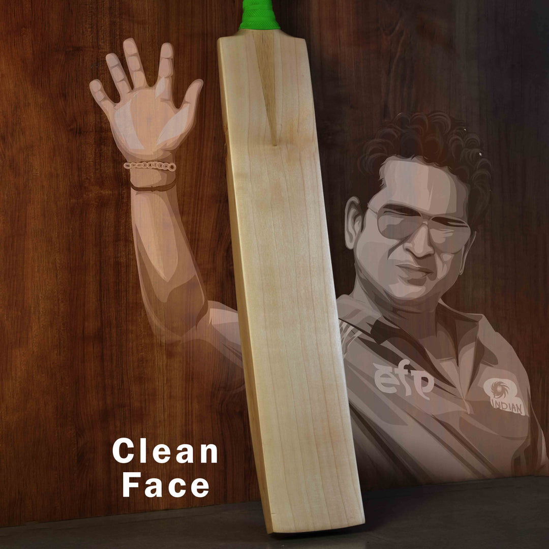 Customise SRT Profile English Willow Cricket Bat Size SH @ Face View