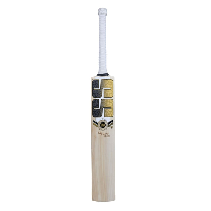 SS Players 2000 English Willow Cricket Bat Size SH@Front View